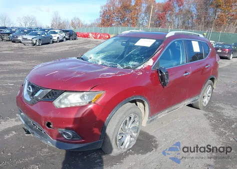 2015 Nissan Rogue Sl from USA, damaged, VIN 5N1AT2MV2FC787730